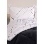 ETE HOMETEX ÇİFT KİŞİLİK LÜX WELSOFT YORGAN SETİ 195X215CM YANSIMA ANTRASİT 8696474231938